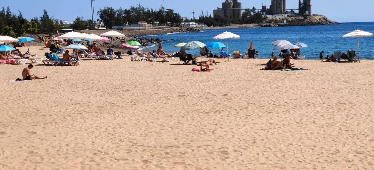 Arguineguin Beach Lux Solarium Street Bagian luar foto